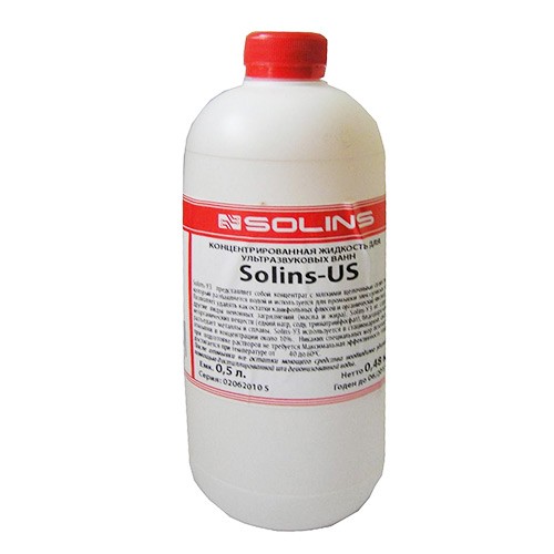 Концентрат для ультразвуковых ванн SOLINS US 0,5л, FS-120