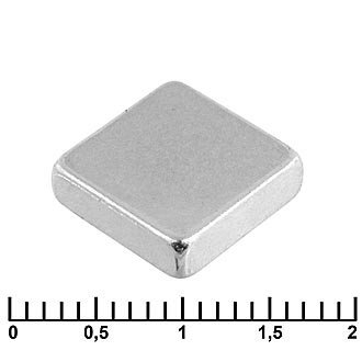 Неодимовый магнит призма 10x10x3 мм, S17-2
