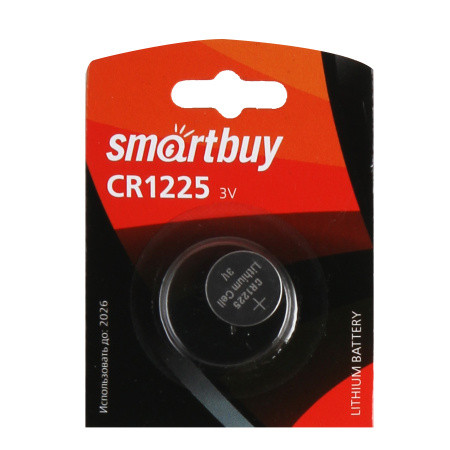 Батарейка CR1225 3V Smartbuy, 1225-2