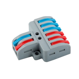 Клемма монтажная разветвительная General GTER7-26 2Х6 проводов