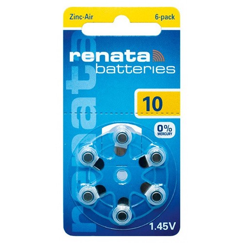 Батарейка ZA10 1.45V Renata, ZA10-2