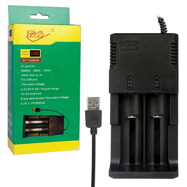 Зарядное HD8863B (LP8080) USB для двух аккумуляторов 26650,18650,1450, ZZ-57