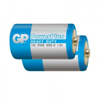 Батарейка R20 1,5V GP Blue, R020-1
