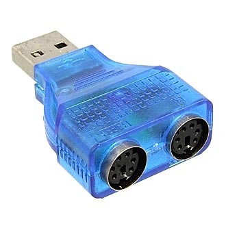 Адаптер USB to 2*PS/2, E25-16