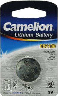 Батарейка CR2430 3V Camelion