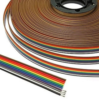 Шлейф RC-10 Color 22AWG Cu /шаг 1.7 мм/1 метр