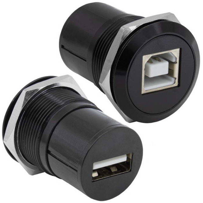 Разъем USB USB B(M)-A(F) PN