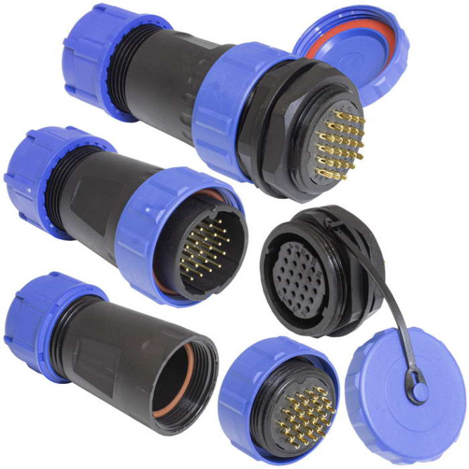 Разъем герметичный SZC28 24P-M-FB