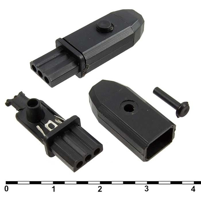 Разъем Трех контактный разъем питания