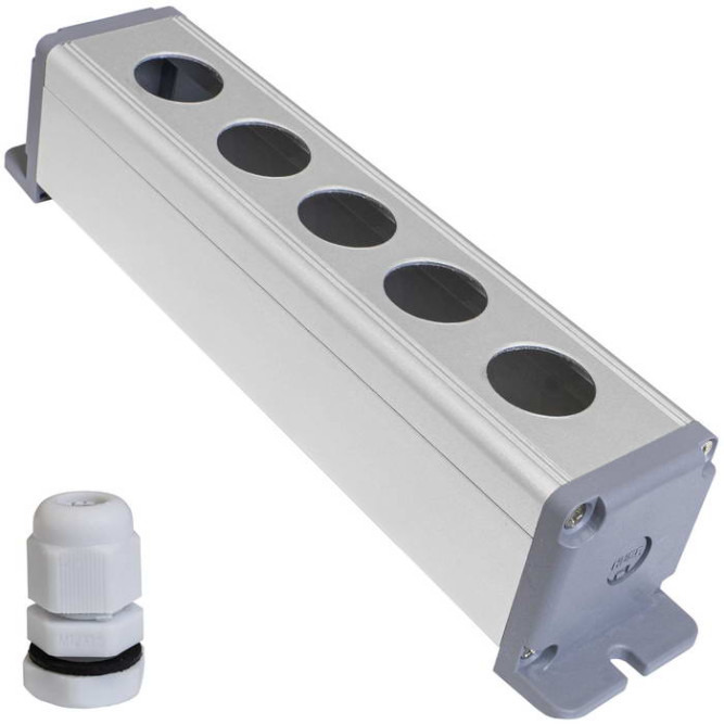 Корпус кнопочного поста BP-AL-5-22-W