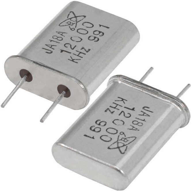 Кварцевый резонатор HC49U 12 MHz 16pF 30ppm