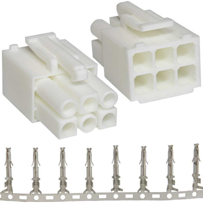 Разъем MFC 2X3F pitch 4.5 mm+ terminals