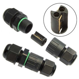 Разъем герметичный SZC-2-M16 (d=4-7mm) IP67 250V/10A