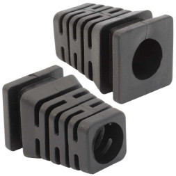 Втулка проходная Втулки 6.5х12х12х10х19х2 black