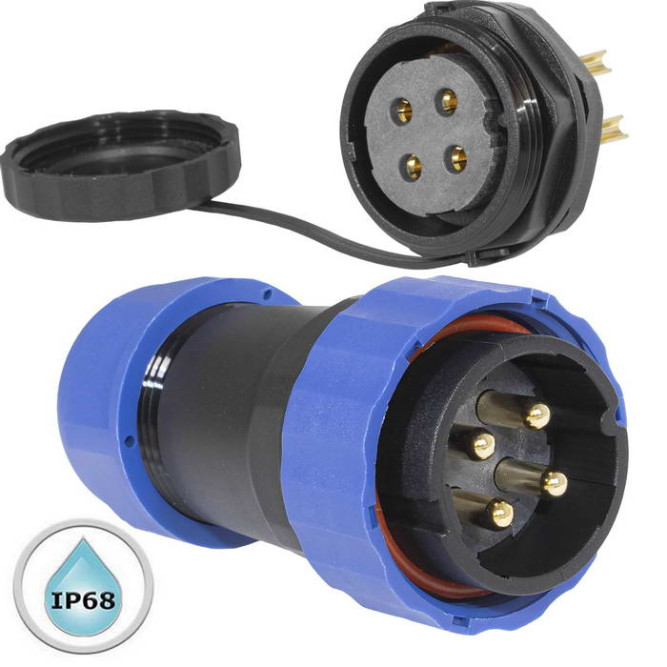 Разъем герметичный SZC28 4P-M-FB