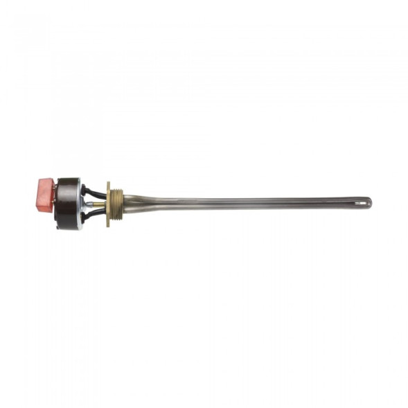 ТЭН радиаторный 700W ИТА Ø33 прав. 270мм с термостатом и инд.лампой