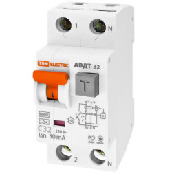 Автоматический выключатель АВДТ 32 C32 30мА