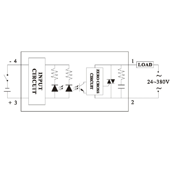 Реле твердотельное SSR-40 DA