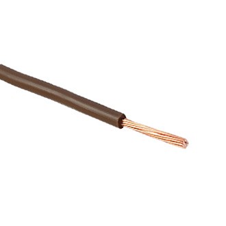 Провод ПГВА 1 х 2.5мм медный коричневый, 1 метр, 26-352