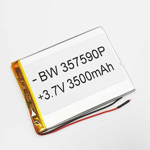 Аккумулятор 357590 3,7V 3500mAh, 90x75x3.5mm