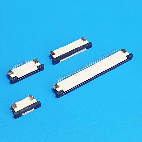 Разъем для FPC/FFC шлейфов 30 pin, шаг 1мм, контакты снизу