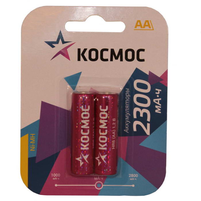 Аккумулятор Космос R6 NI-MH (2300mAh) max
