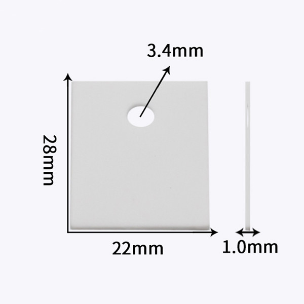 Керамическая подложка под TO-264 28x22х1mm, K167-36