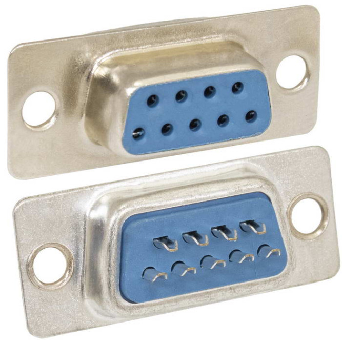 Разъем DB-9F