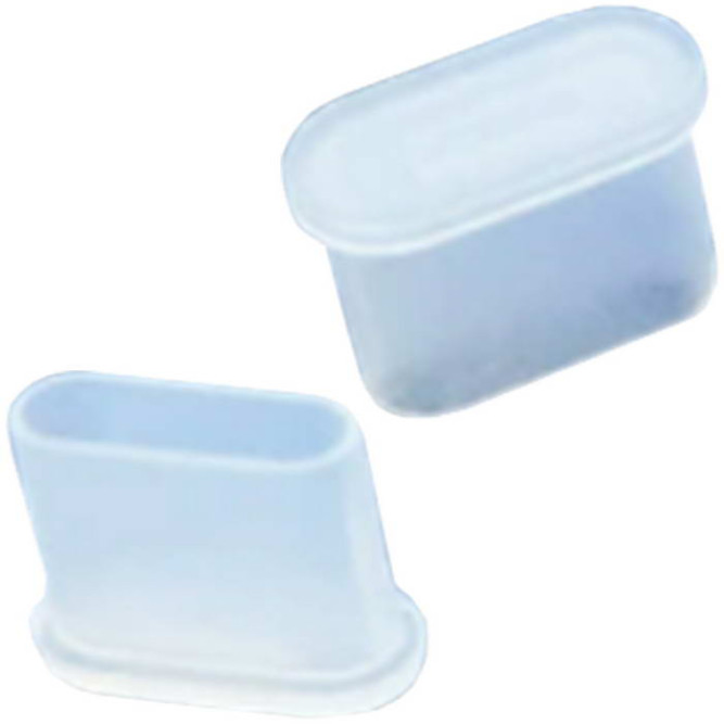 Разъем USB Rubber cover TYPE-C transparent