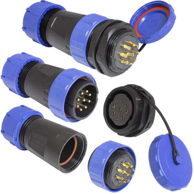 Разъем герметичный SZC28 9P-M-FB