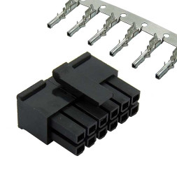 Разъем MMF-2x6F pitch 3.0 mm + Terminal