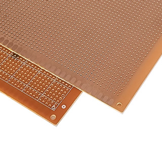 Макетная плата 12x18 см, односторонняя (гетинакс)