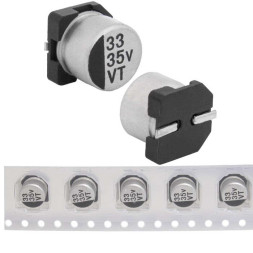 Конденсатор 33 uF 35 V 105C 6.3*5.4 VT