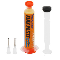 Флюс-паста MECHANIC MCN-UV10 толкатель + 2 иглы, 10 гр.