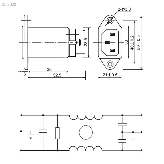 Сетевой фильтр DL-3DZ2
