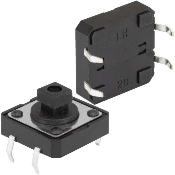 Кнопка тактовая KAN1210-0731B 12x12x7 mm