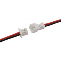 Межплатный кабель JST 1.25MM F+M 2x100мм, 2pin, E38-14