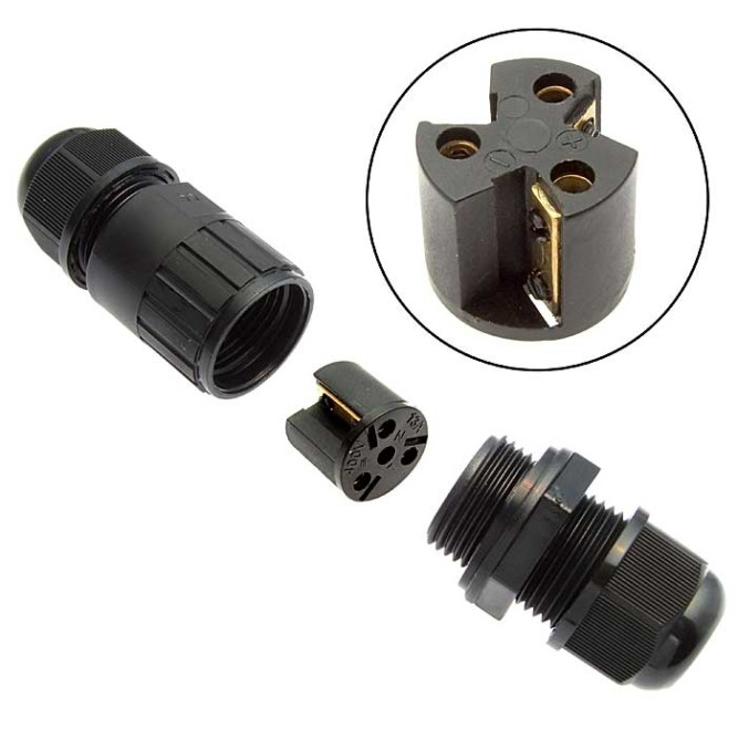 Разъем герметичный SZC-3-M20 (d=7-10.5mm) IP68 250V/10