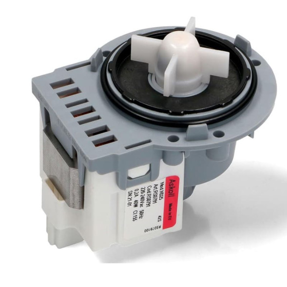 Помпа 40W Askoll, клеммы сзади вместе, на винтах, зам. PMP102UN, 63ZN922, 63BS110, 286911, OAC283644, oG398371