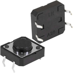 Кнопка тактовая KAN1211-0501B 12x12x5 mm