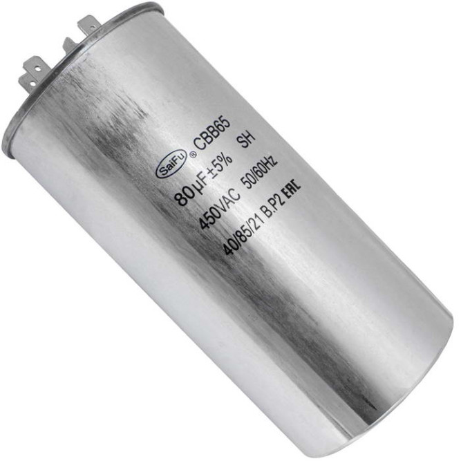 Конденсатор CBB65 80uF 450V (SAIFU)