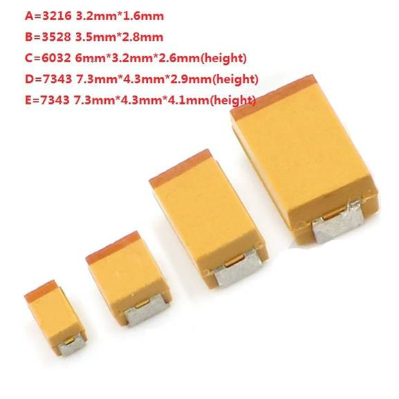 Конденсатор танталовый 22 мкФ 10 В, тип А