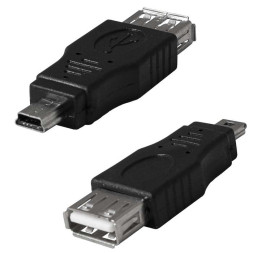 Разъем USB USB2.0 A(f)-mini USB B(m)