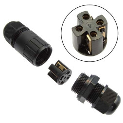 Разъем герметичный SZC-4-M20 (d=4-7mm) IP68 250V/10A