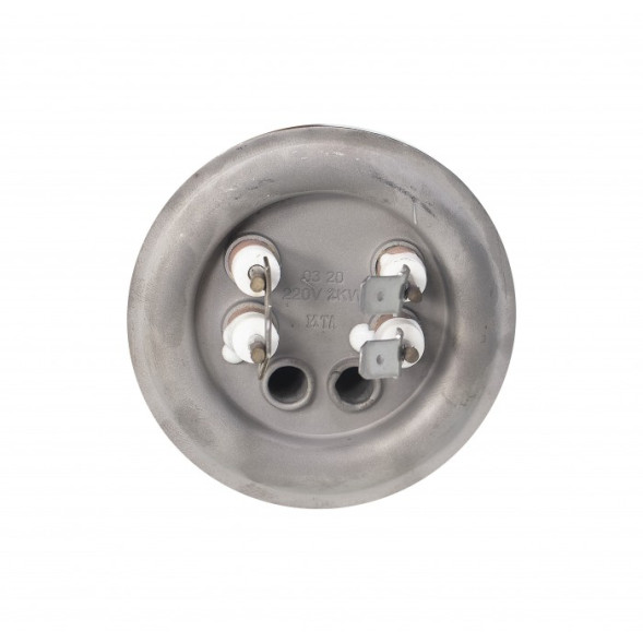 ТЭН RF 2000W(500+1500), ИТА, медь, Ø70, М6, клеммы под разъем, L390мм