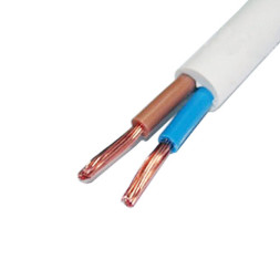 Кабель ПВС 2х1,5 ТУ медный, 1 метр