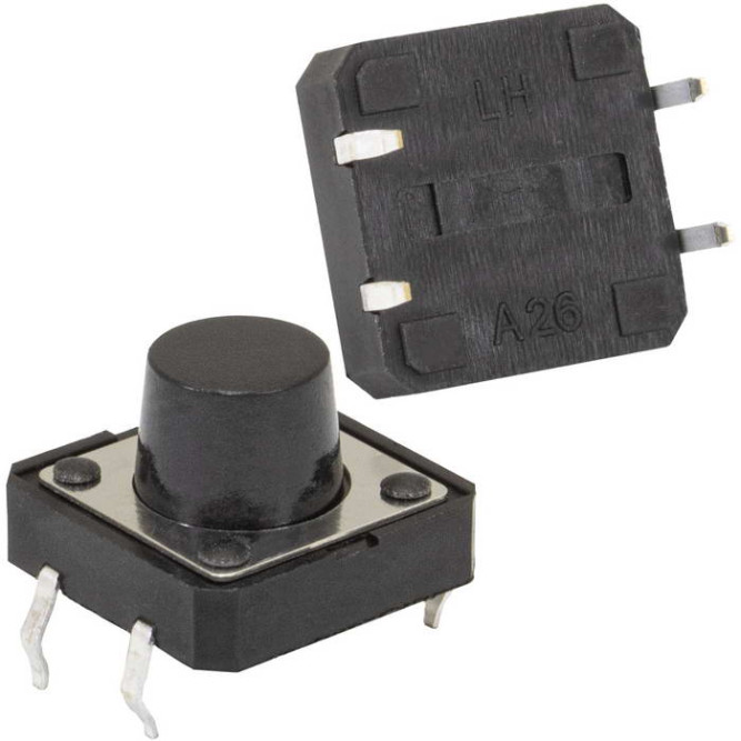 Кнопка тактовая KAN1211-0801B 12x12x8 mm