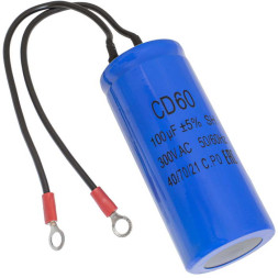 Конденсатор CD60 100uF 300V WIRE