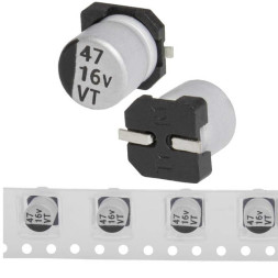 Конденсатор 47 uF 16 V 105C 5*5.4 VT