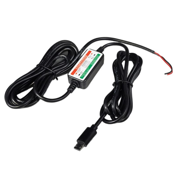 Автомобильный DC-DC стабилизатор DC5V 3A вых. MicroUSB, 3 метра